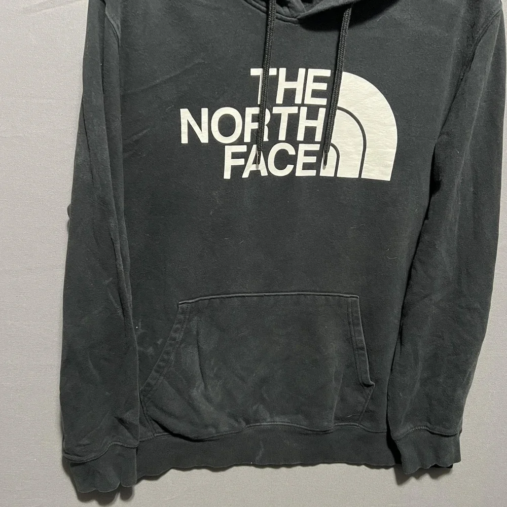 The North‎ Face Hoodie Mens XL Black Pullover Fleece Logo Graphic Sweatshirt